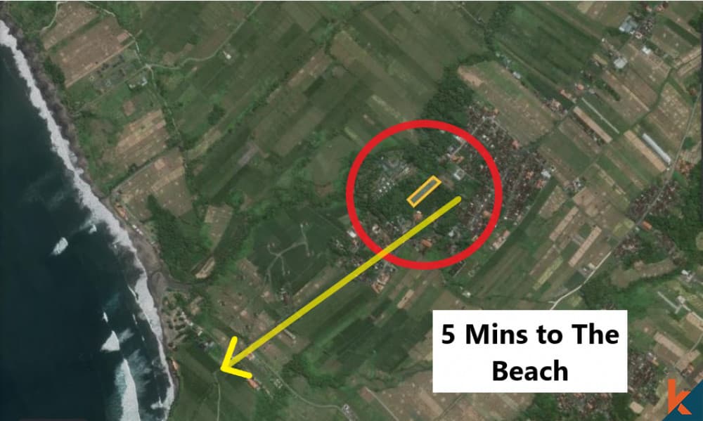 7500 m² Land Plot for Sale in Kedungu, Bali — photo 2