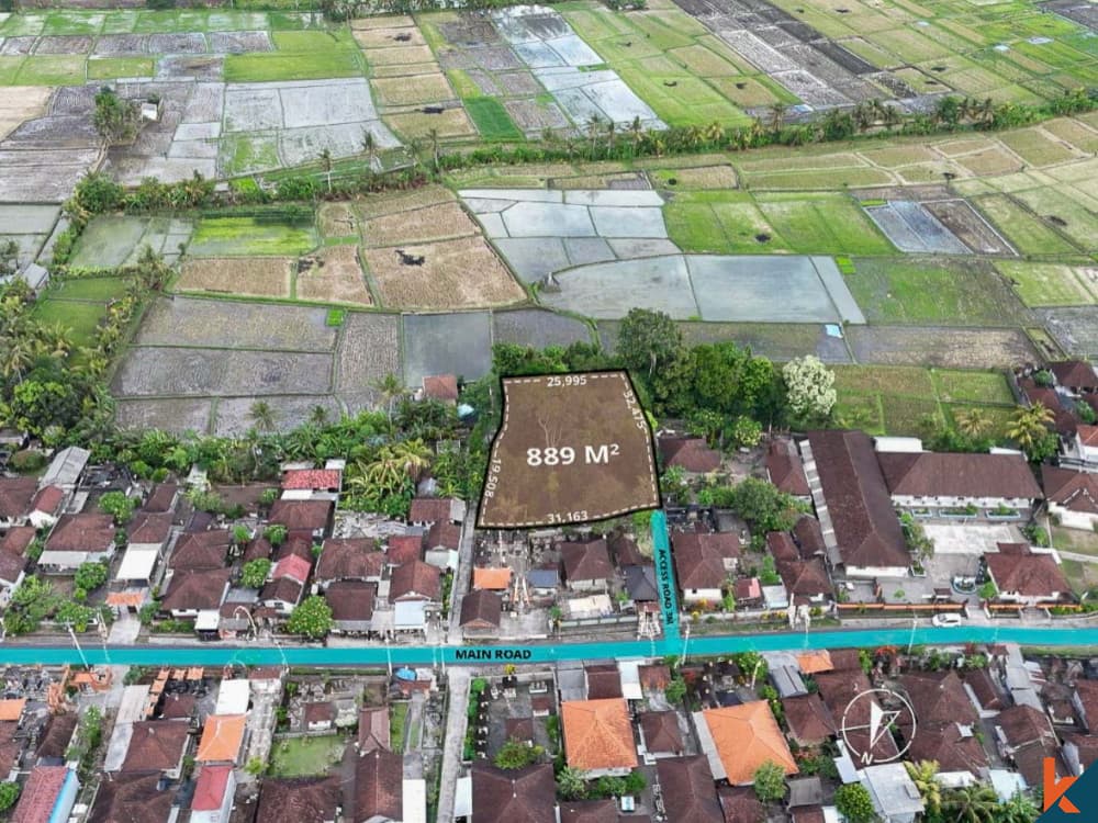 889 m² Land Plot for Sale in Cepaka, Bali — photo 2