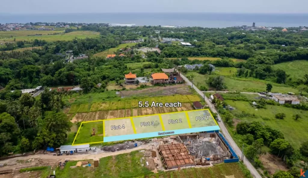 550 m² Land Plot for Sale in Tabanan, Bali — photo 2