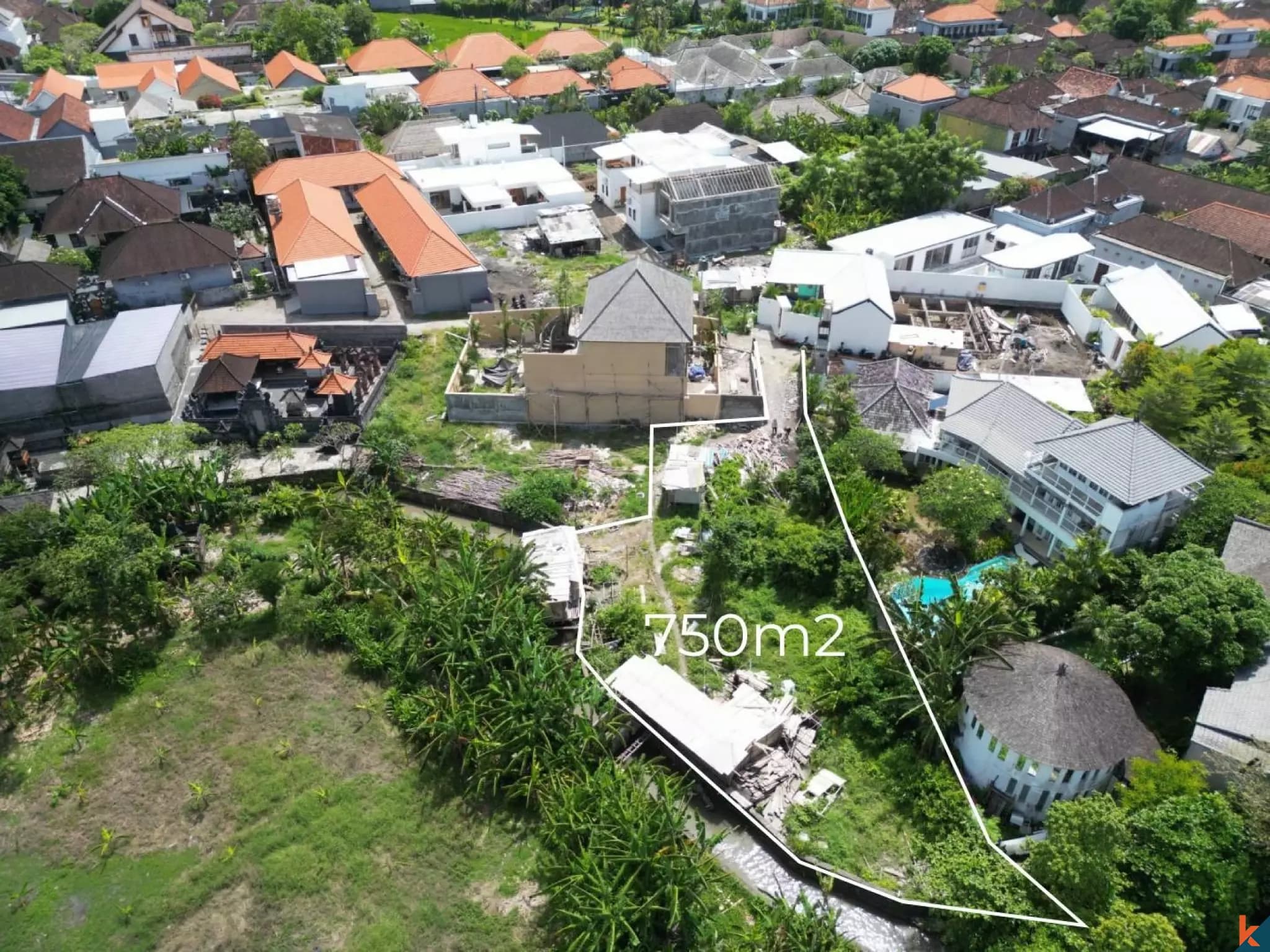 750 m² Land Plot for Sale in Kerobokan, Bali