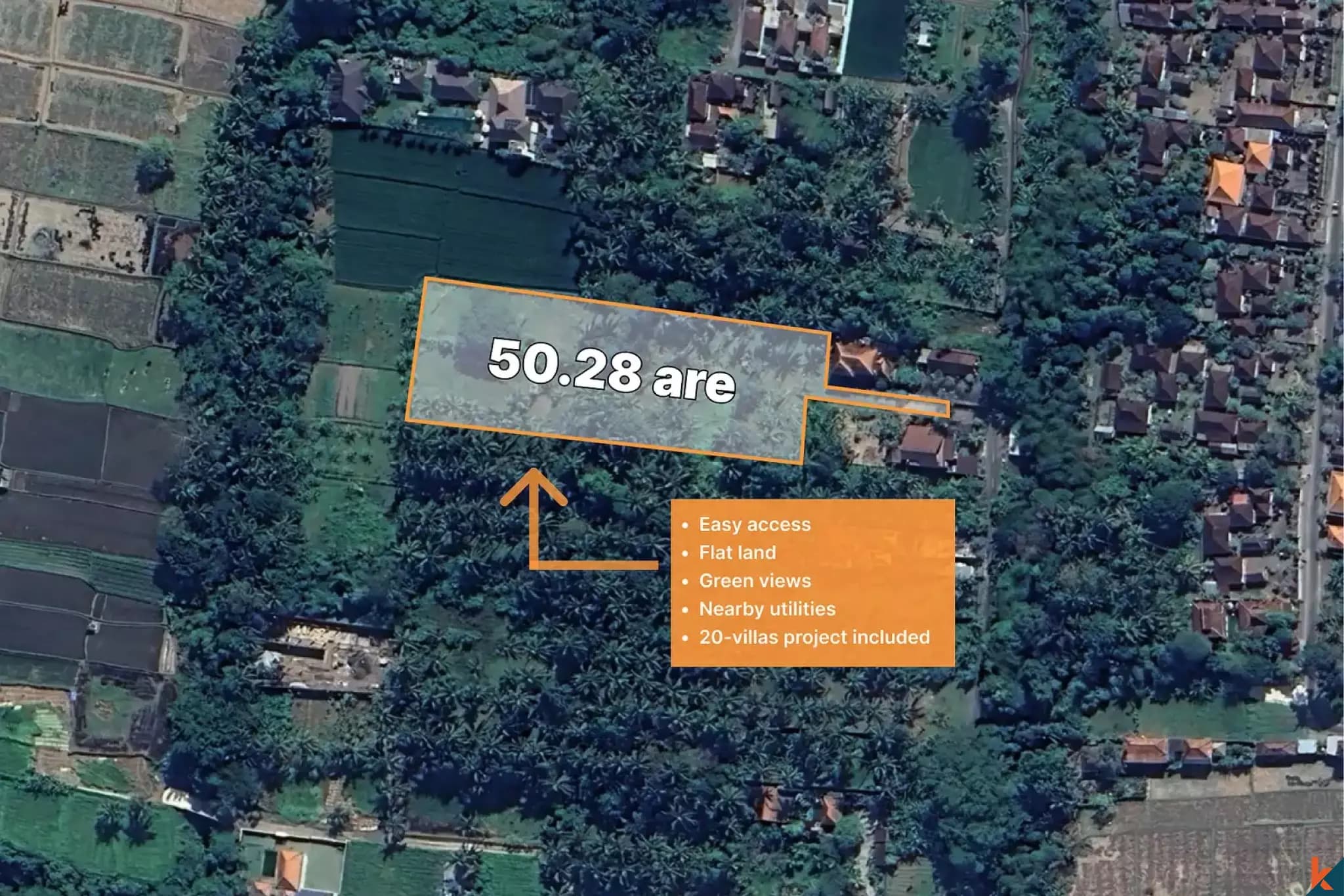 5028 m² Land Plot for Sale in Ubud, Bali — photo 1