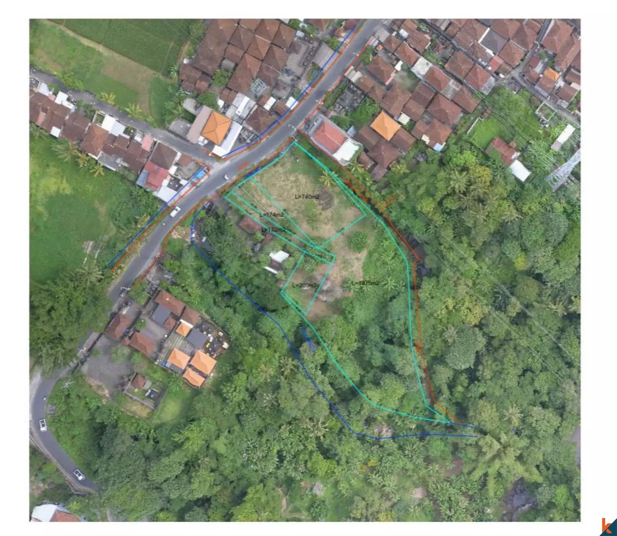 200 m² Land Plot for Sale in Tabanan, Bali — photo 1