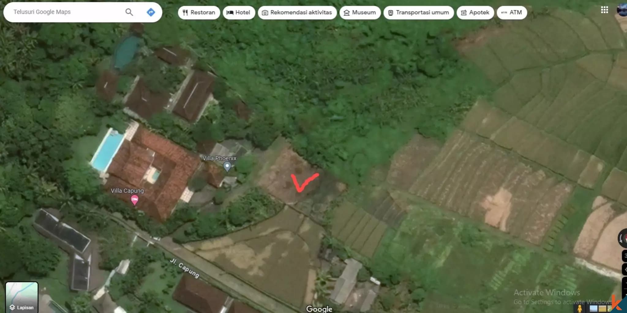 444 m² Land Plot for Sale in Tabanan, Bali — photo 1