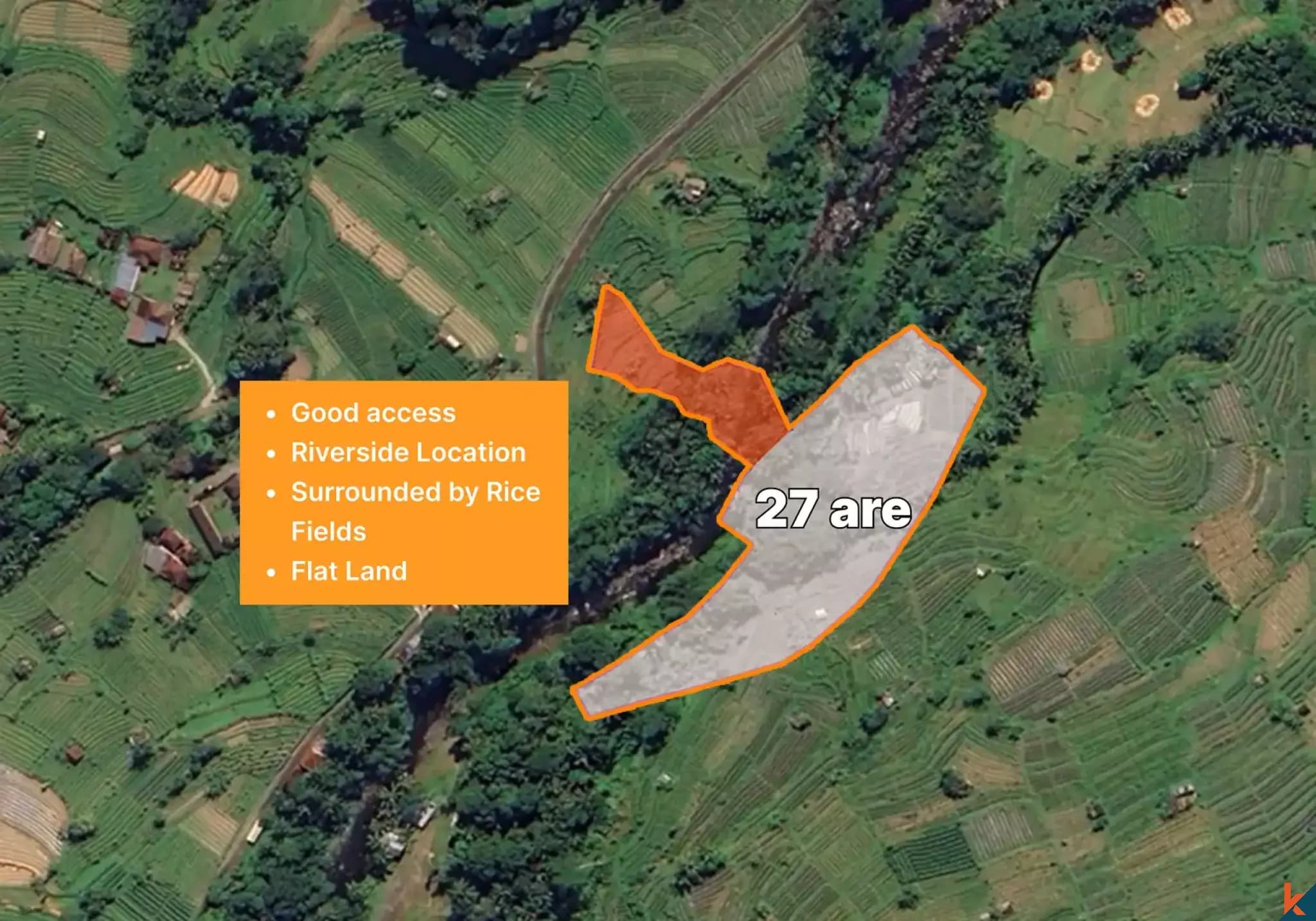 2700 m² Land Plot for Sale in Sidemen, Bali — photo 1