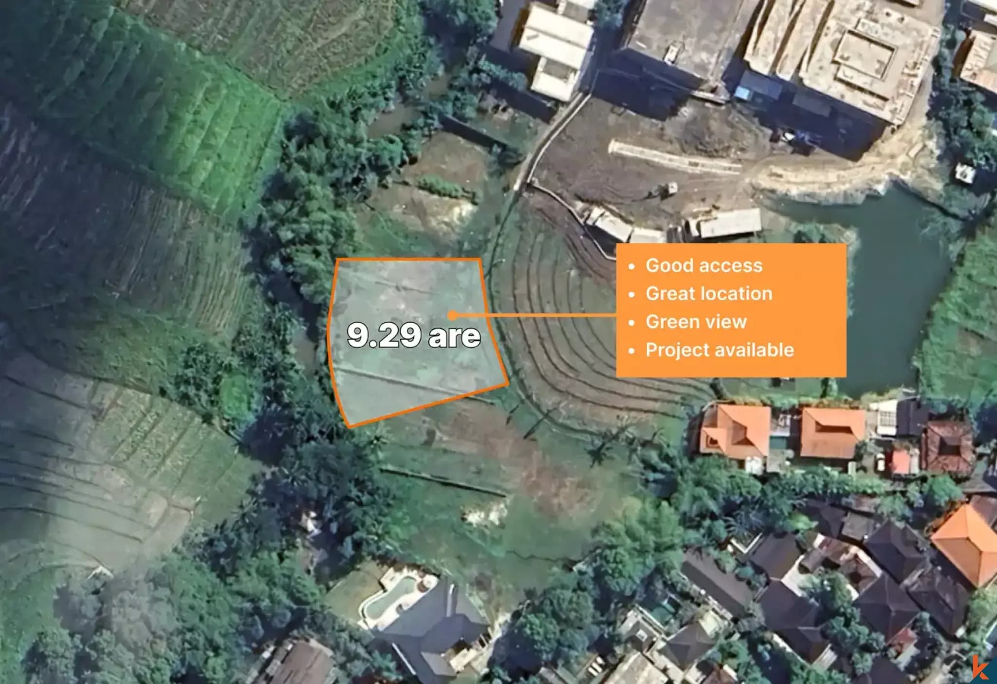 928 m² Land Plot for Sale in Pererenan, Bali — photo 1