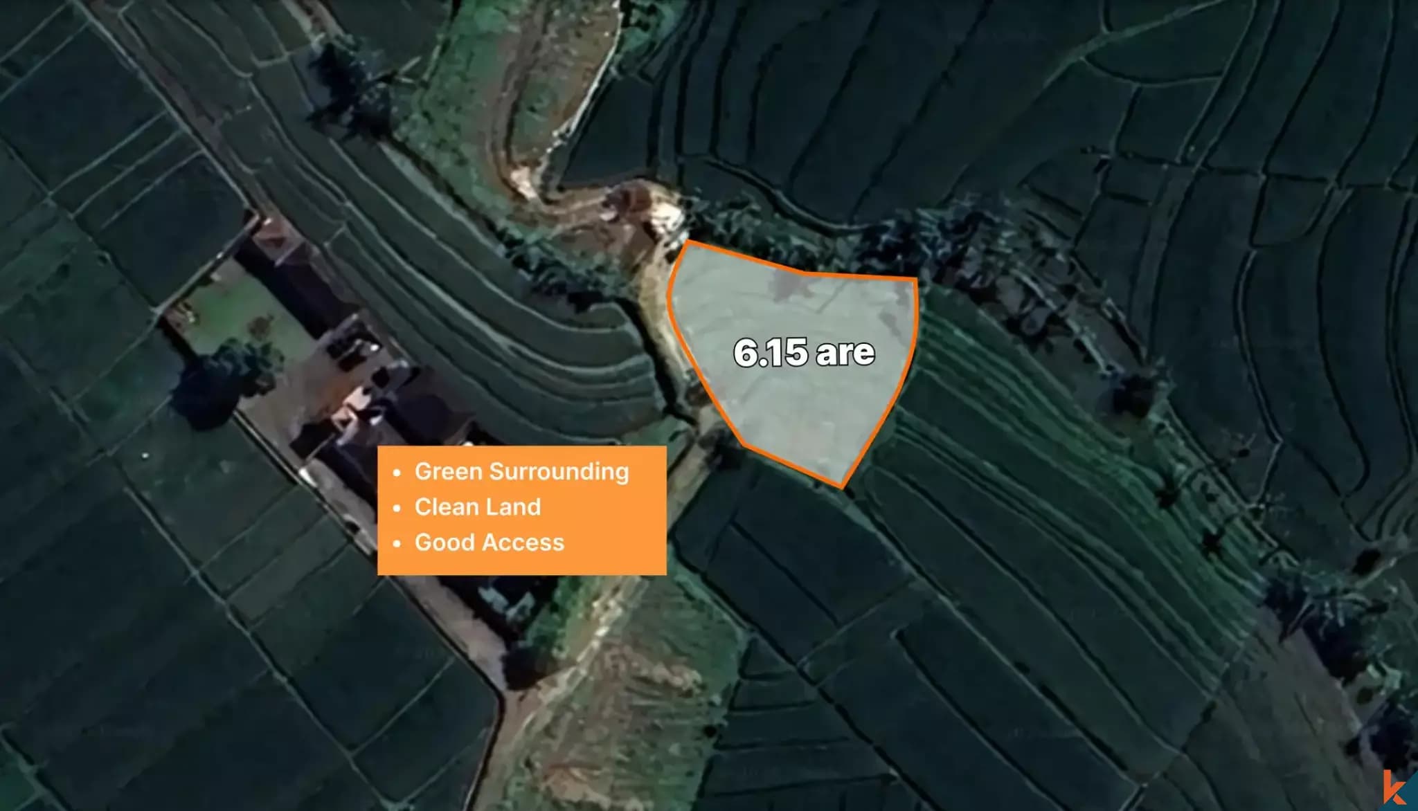 615 m² Land Plot for Sale in Tabanan, Bali — photo 1