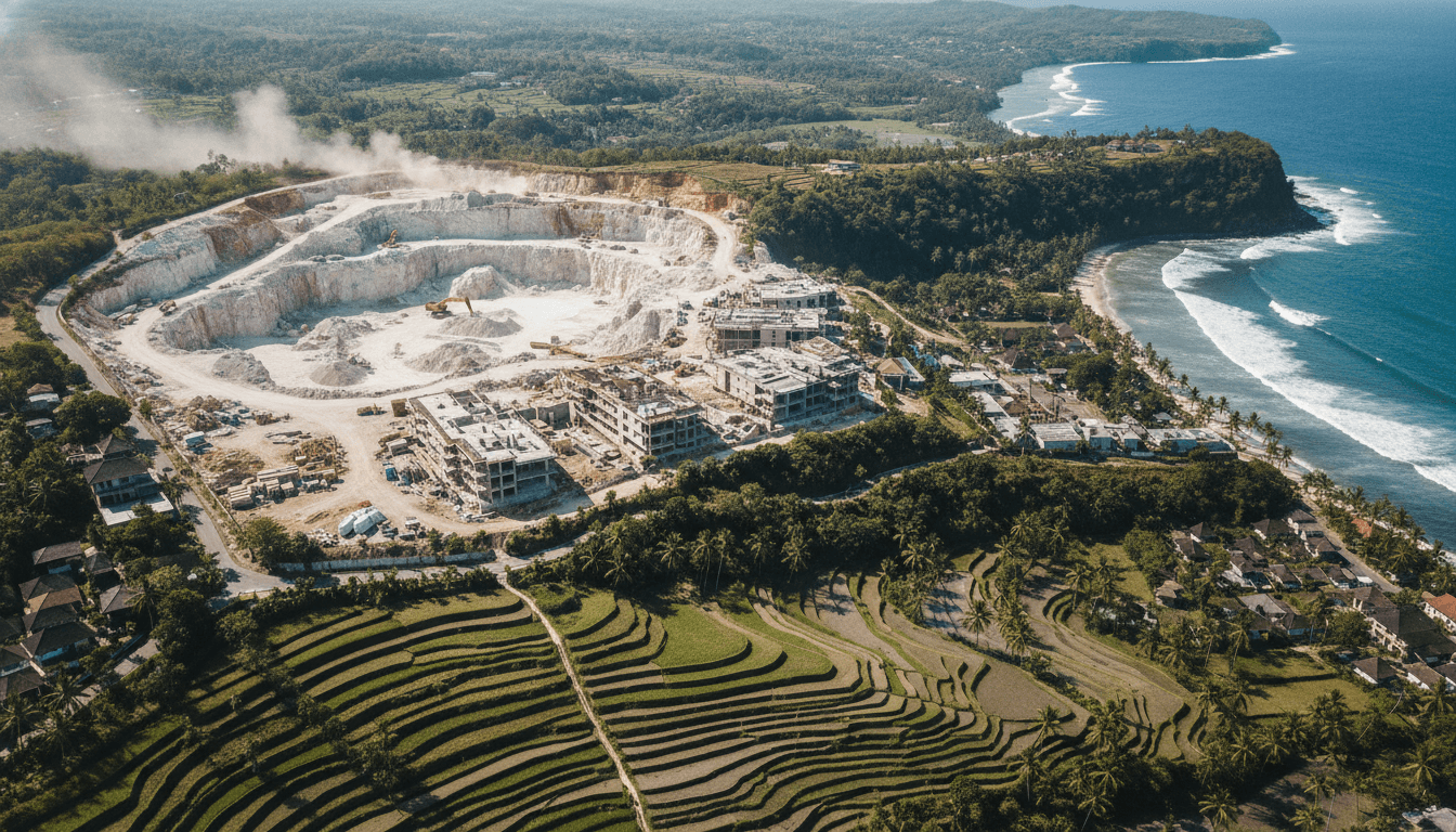 Limestone Quarry Blasting Vibration Damage Insurance in Bali