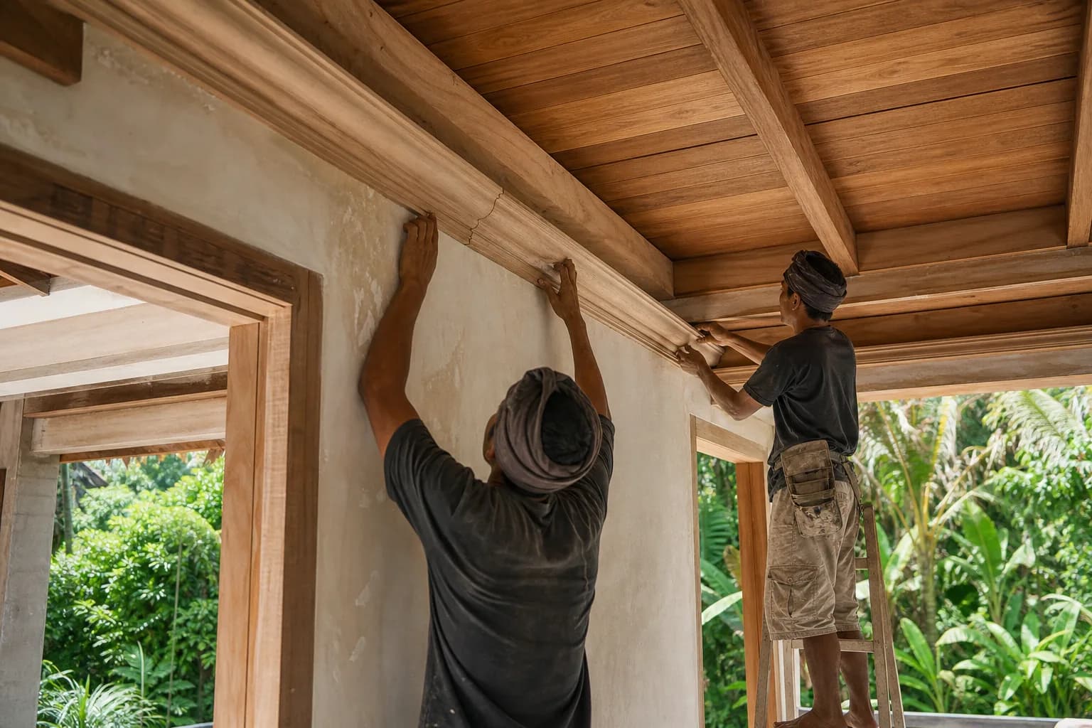 Cove Molding Flush Joinery: Bali Villa Installation Specs
