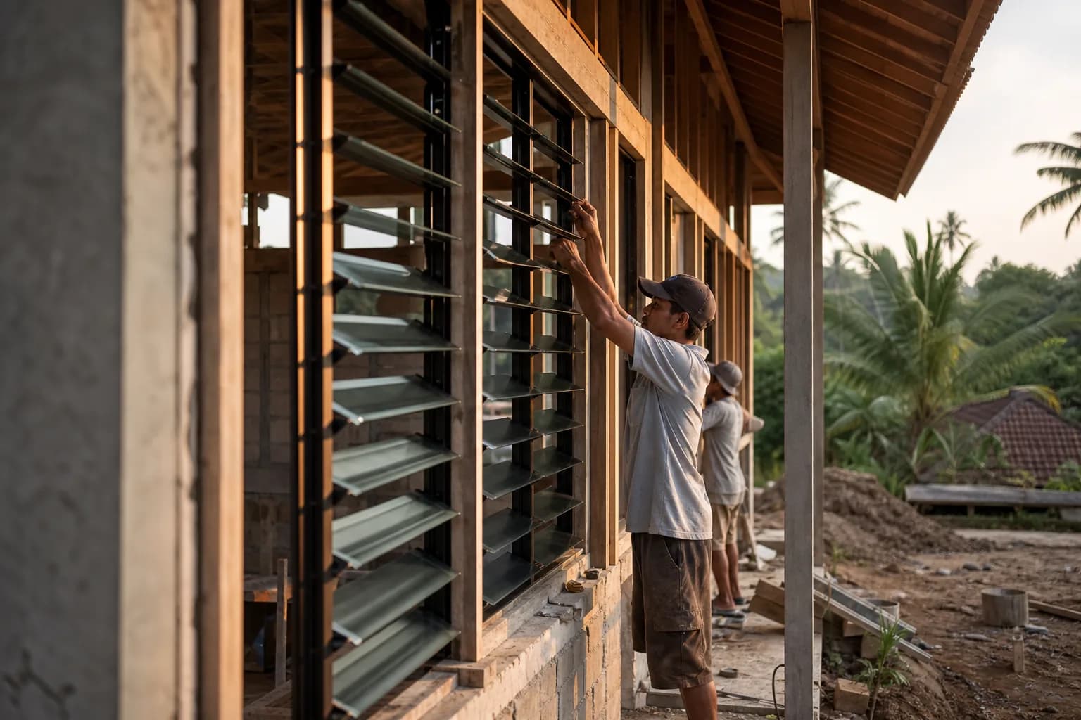 Jalousie Window Louver Replacement in Bali: Glass vs Aluminum