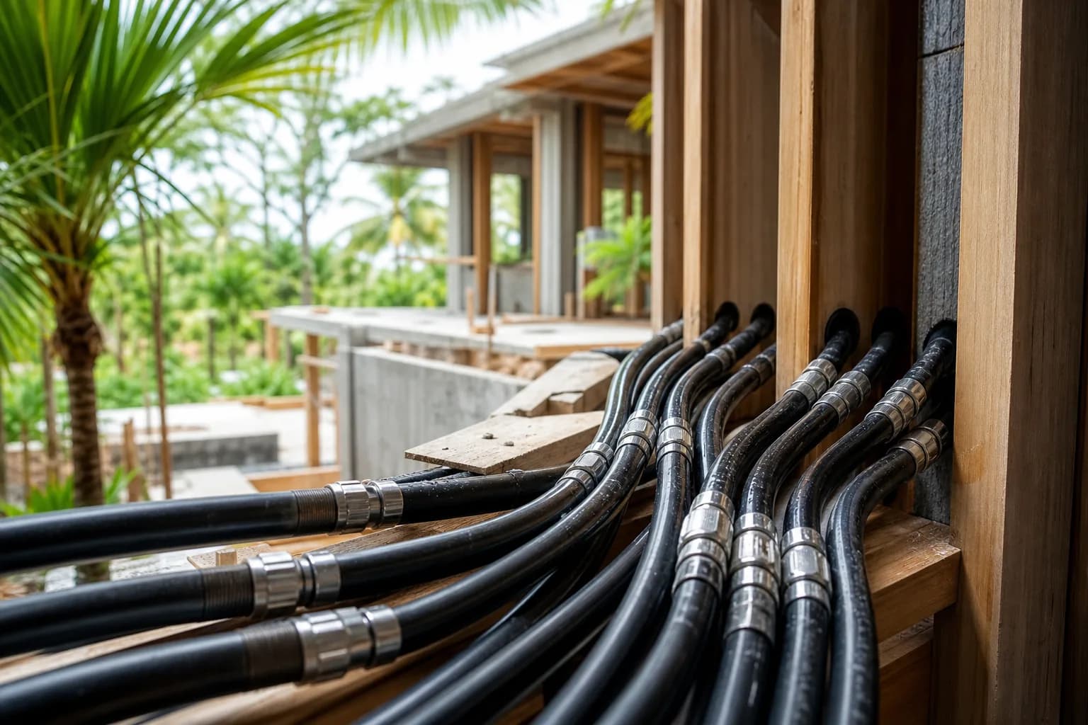 Marine-Grade Cable Routing Corrosion Control for Bali Villas
