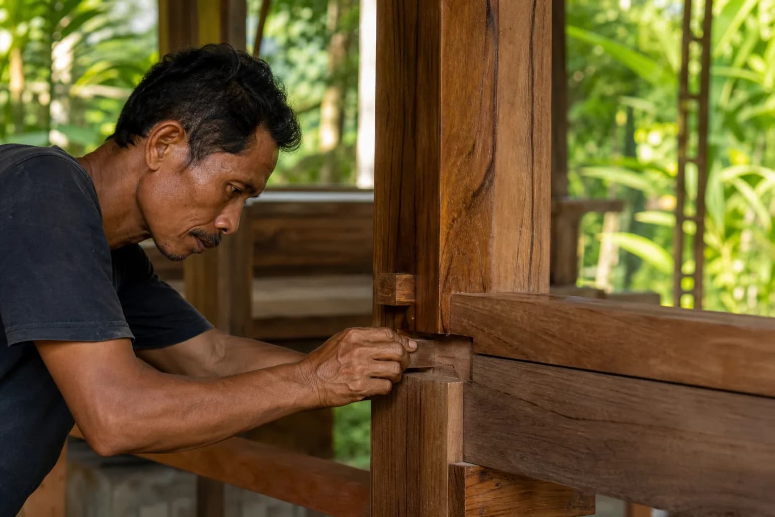 Marine-Grade Timber Joinery Finishing Corrosion Protection Bali