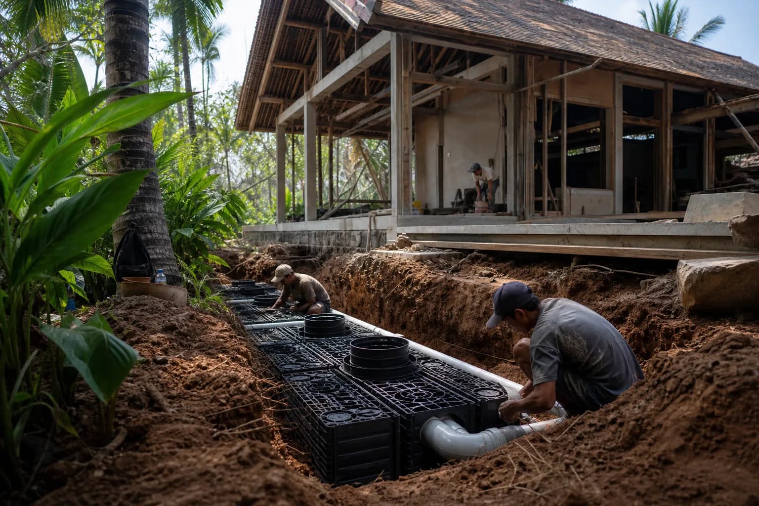 Septic Biofilter vs Conventional Systems: Bali Clay Soil Percolat