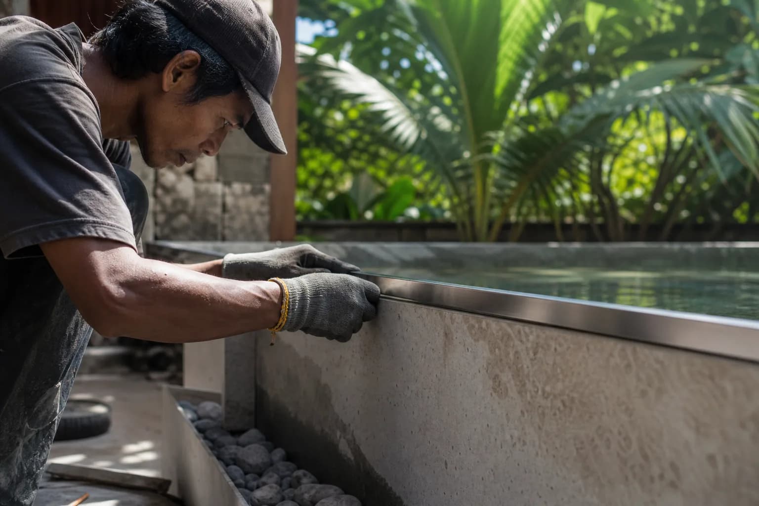 Stainless Steel Wet-Area Trim: Installation Sealants Bali