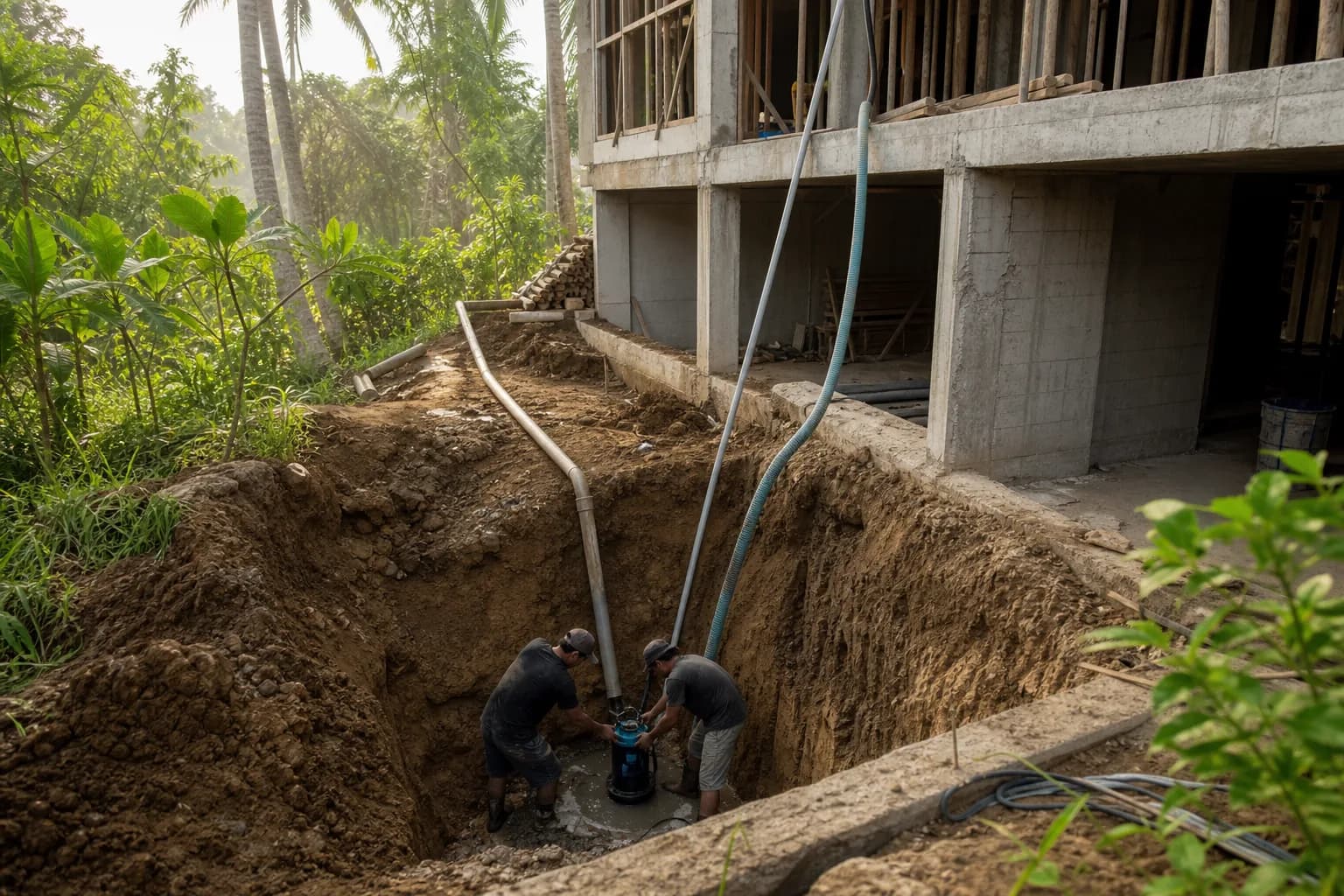 Sump Pump Sizing for Bali Basement Bathrooms: Clay Soil