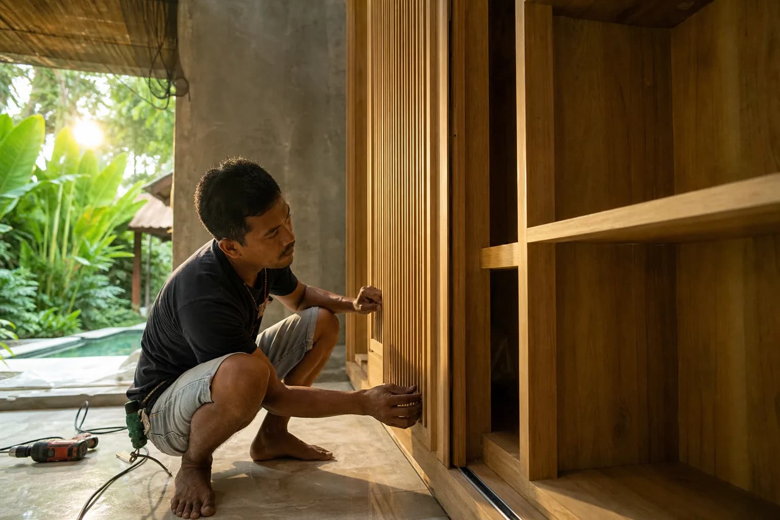 Termite-Resistant Built-in Wardrobes Bali | Expert Installation