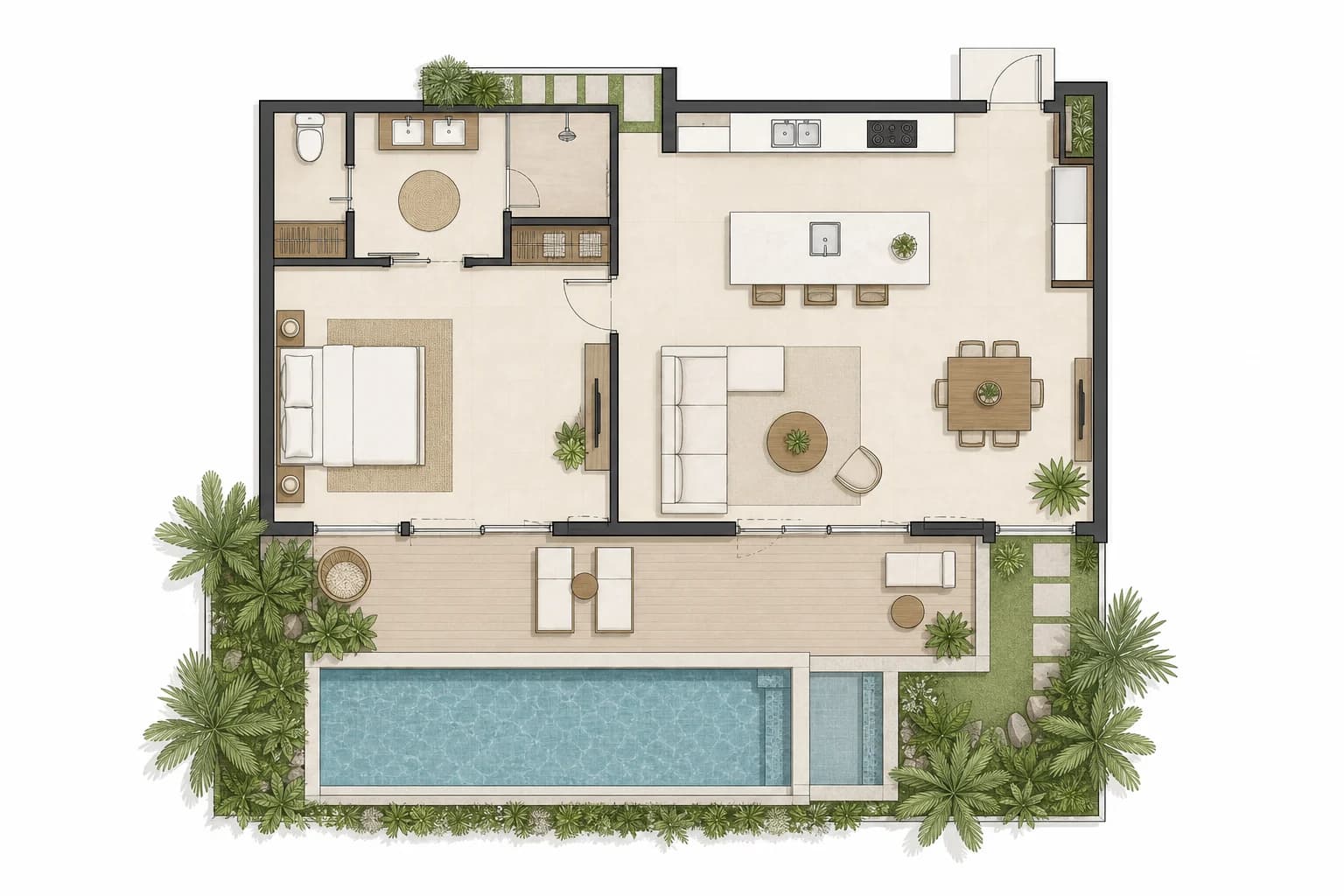 Ananda concept floor plan