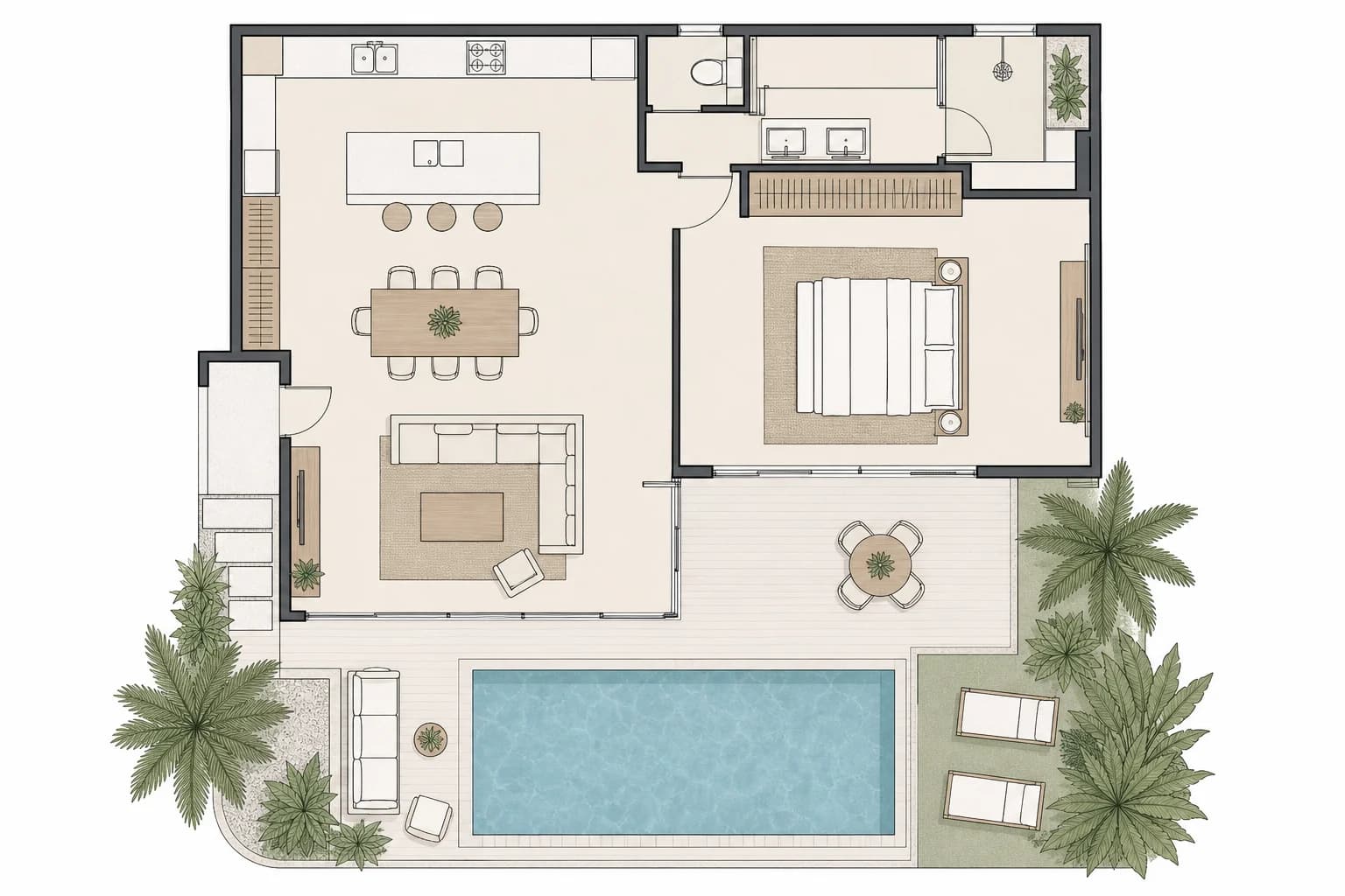 Chandra concept floor plan