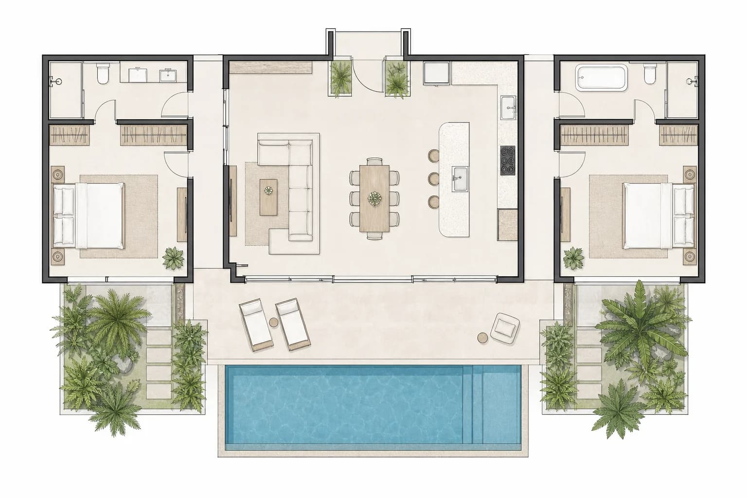 TALA 100 concept floor plan