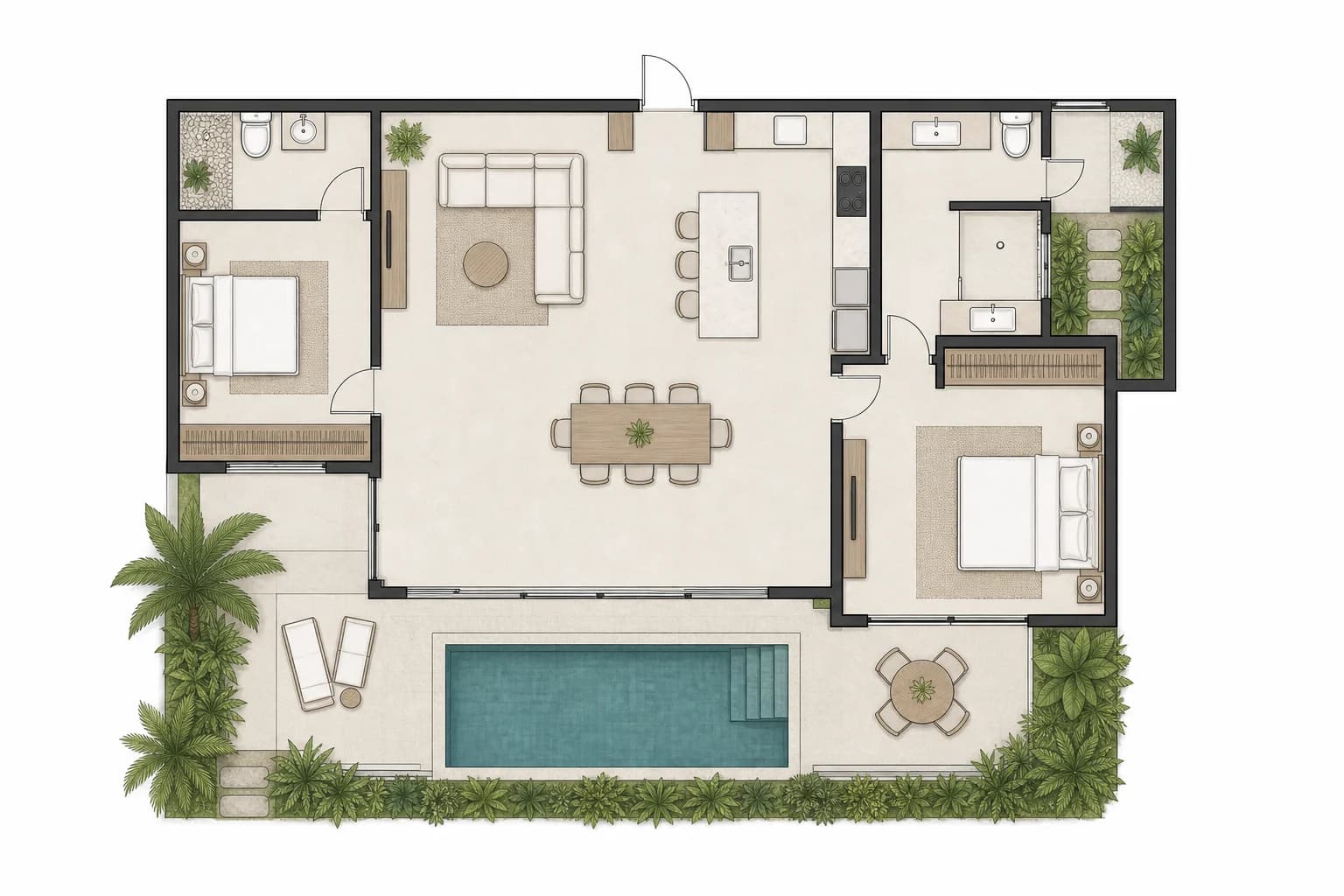 TALA TWO concept floor plan