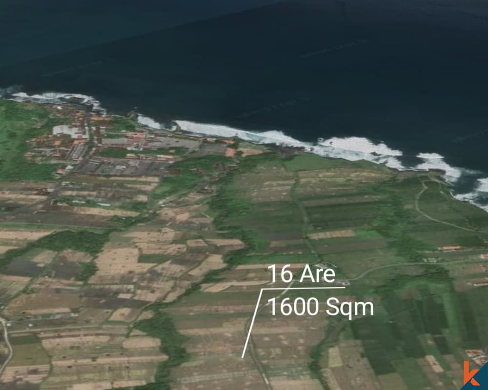 1600 m² Land Plot for Sale in Tabanan, Bali