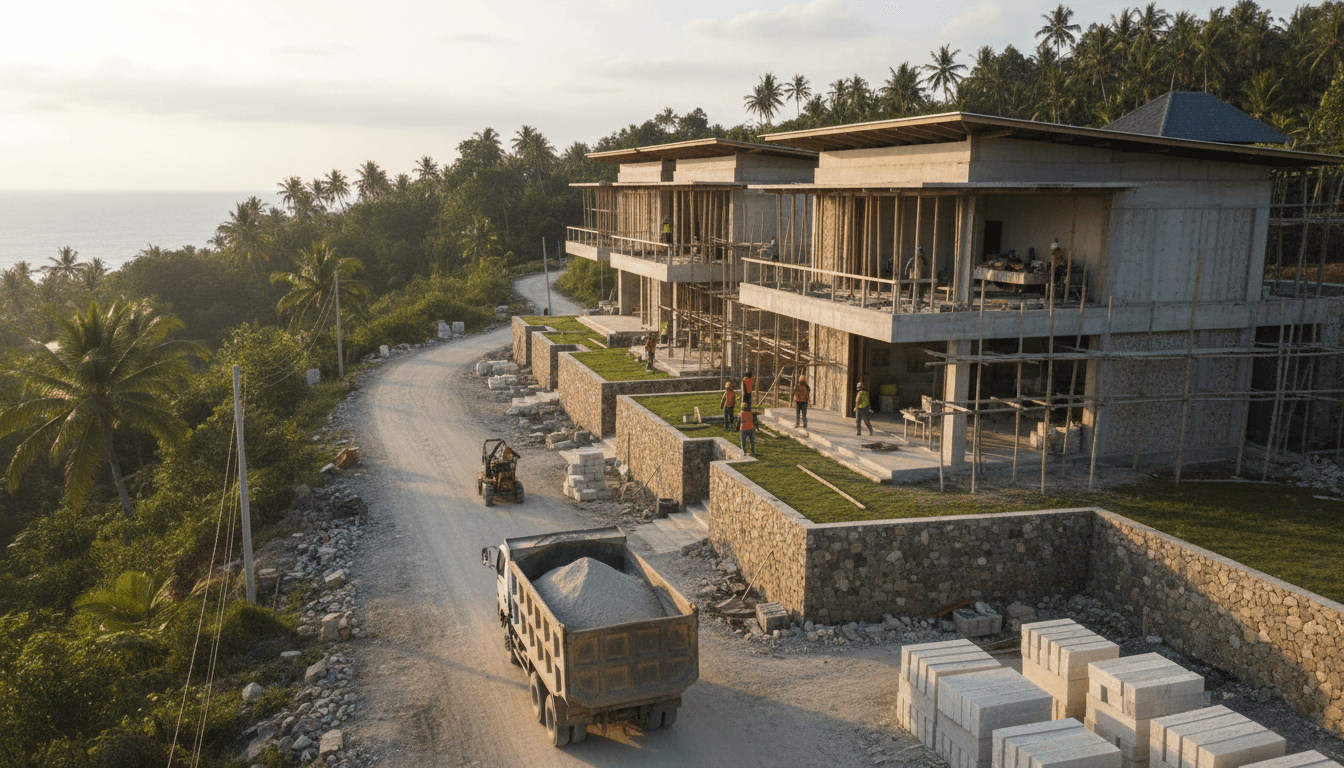 Limestone Quarry Transport Costs Bali: Bukit Peninsula