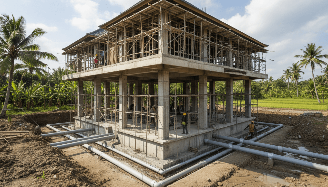 Sanur Tidal Flood Zone Construction Costs Drainage in Bali