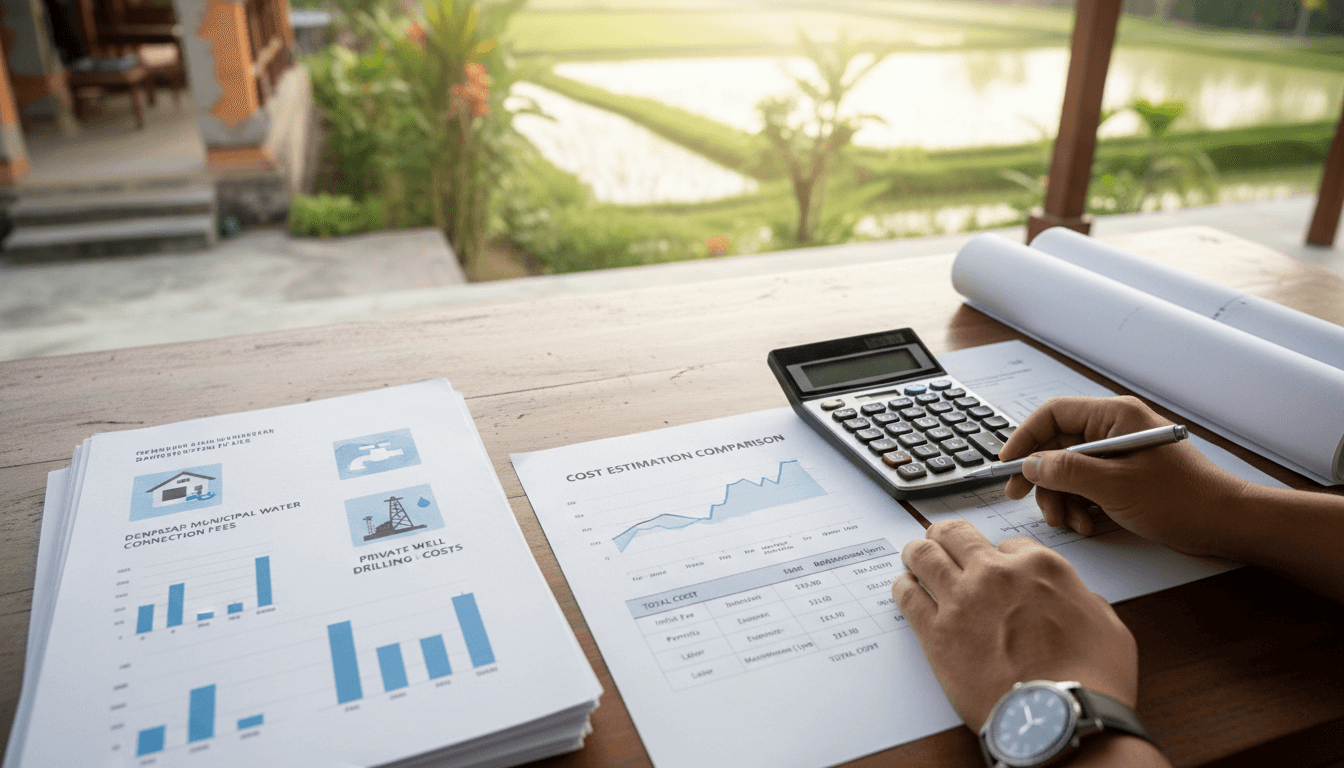Denpasar Water Connection vs Well Drilling Costs in Bali