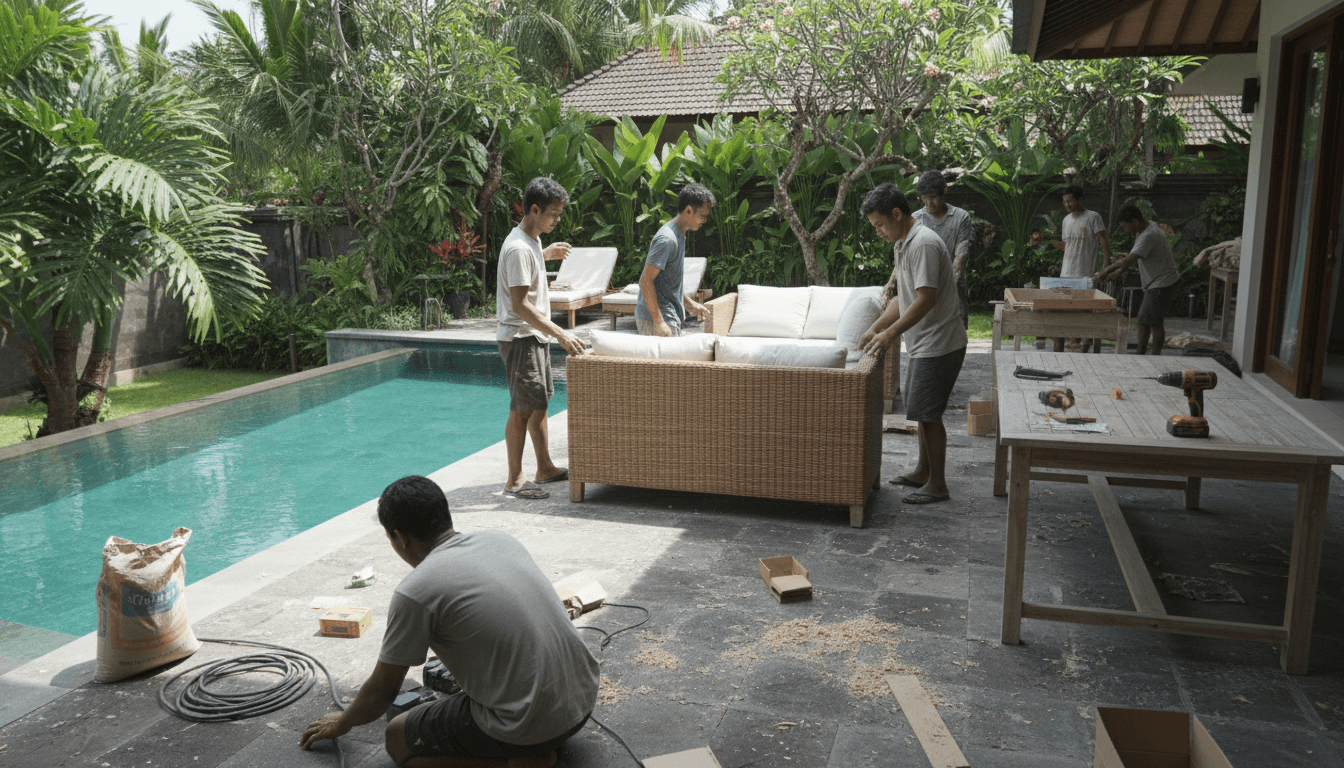 Synthetic Rattan UV Degradation Timeline: Bali Equatorial Exposur