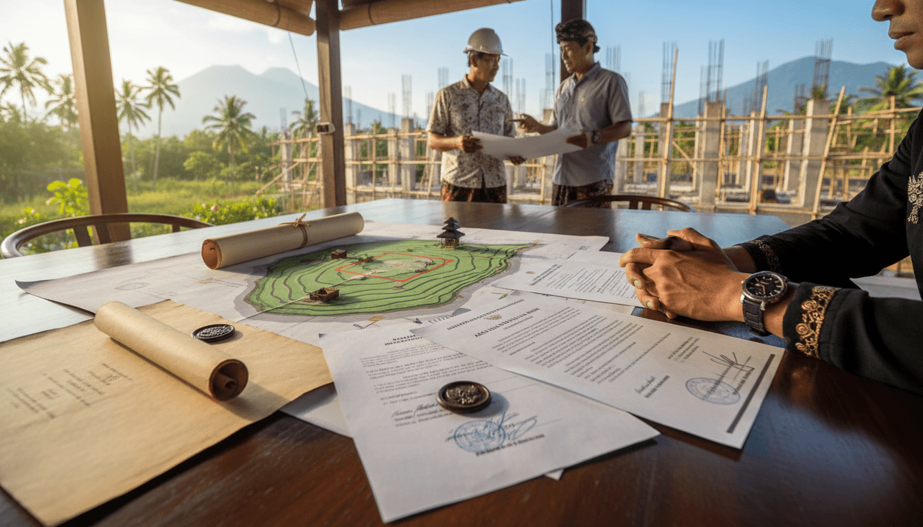 Leasehold vs Freehold Land: Construction Permits in Bali