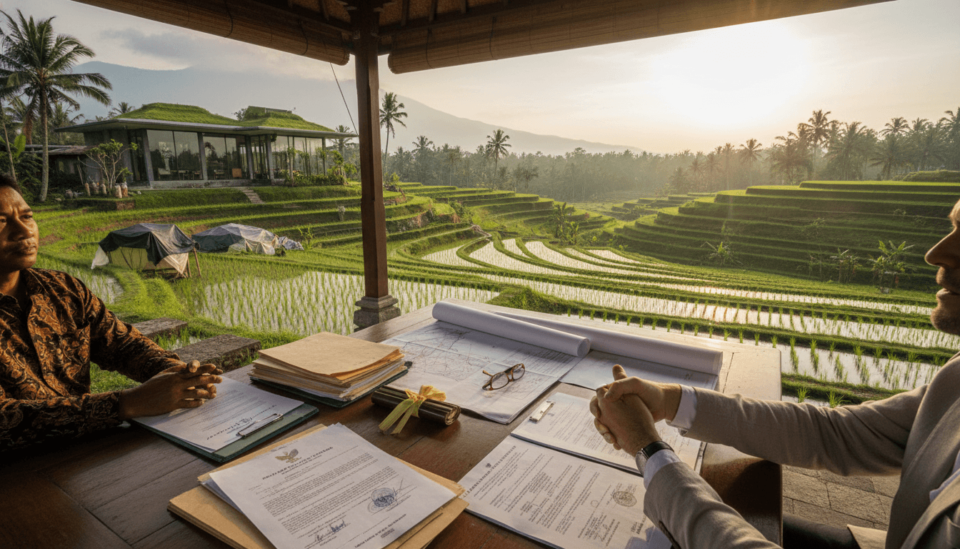 Tabanan Rice Terrace Heritage Zone: Construction Bans Compensat