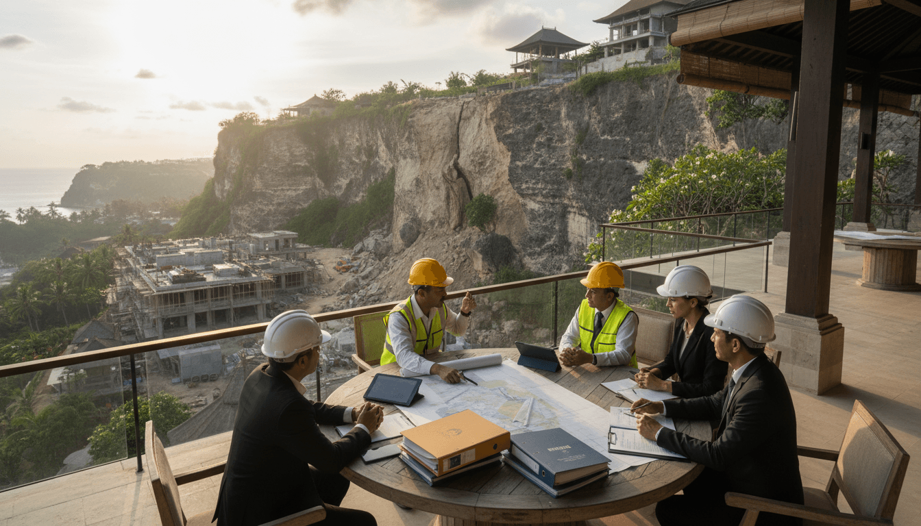 Pecatu Limestone Karst Subsidence Risk Insurance Bali