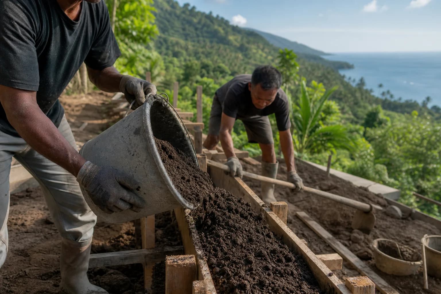 Amed Volcanic Soil Piling Costs Depth Requirements Bali