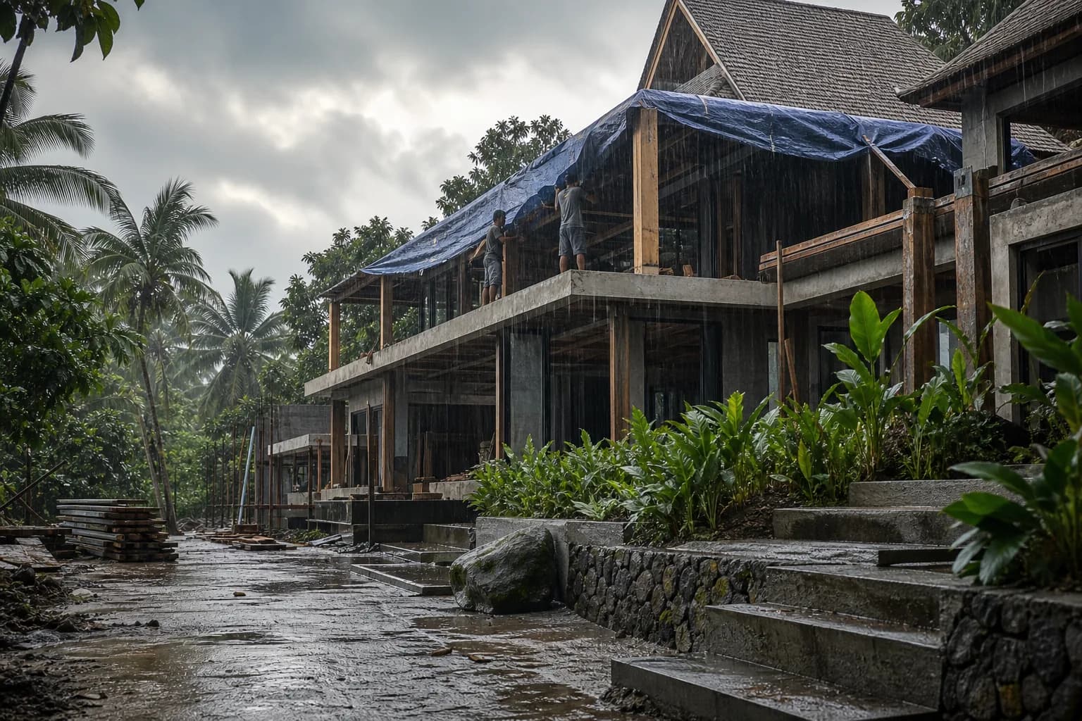 Bali Rainy Season Construction Delays: Budget Planning