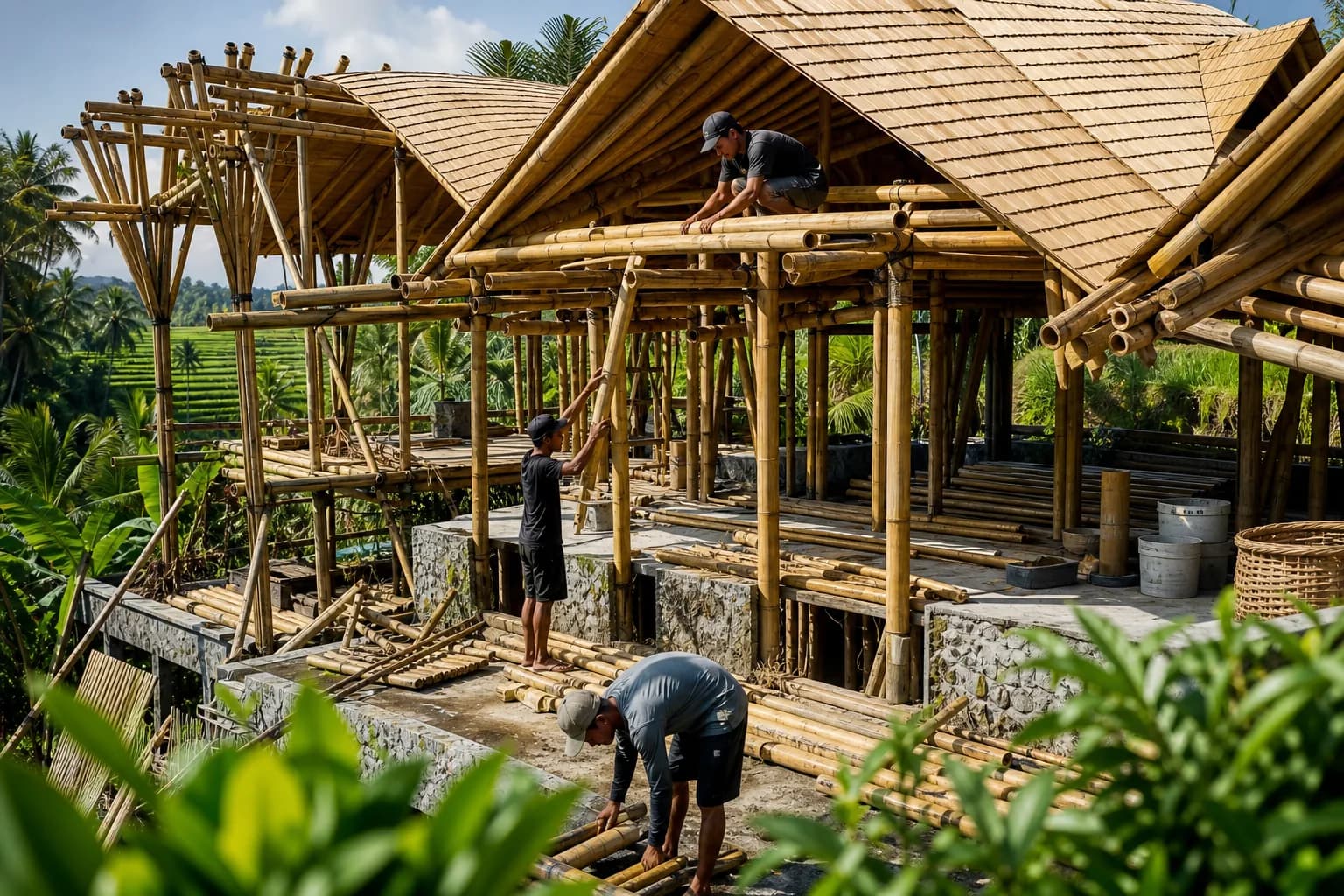 Bamboo Structural Certification Building Code Compliance Bali