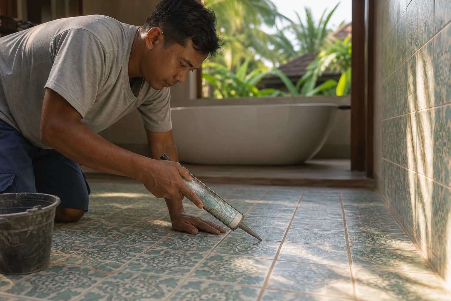 Bathroom Tile Grout Sealing in Bali: Prevent Mold