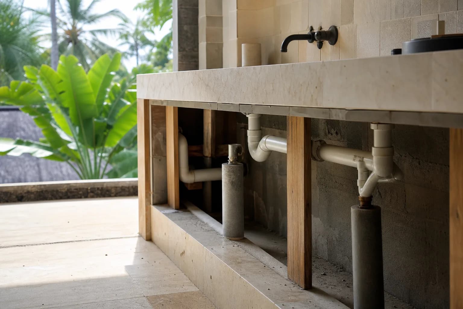 Bathroom Vanity Plumbing in Bali Villas: Drainage Standards