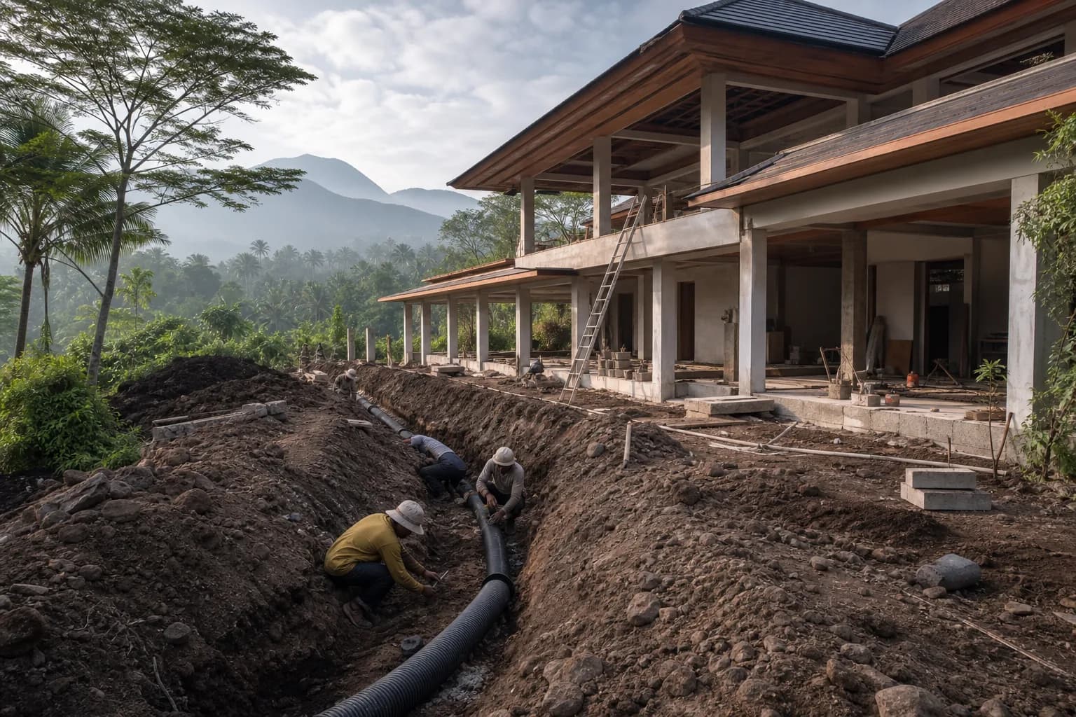 Bedugul Highland Frost Heave Prevention Drainage Costs Bali