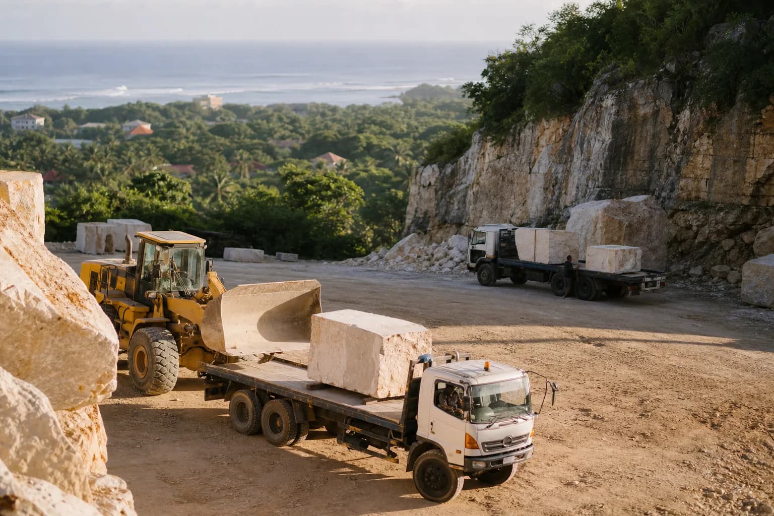 Limestone Quarry Transport Costs Bali: Bukit Peninsula