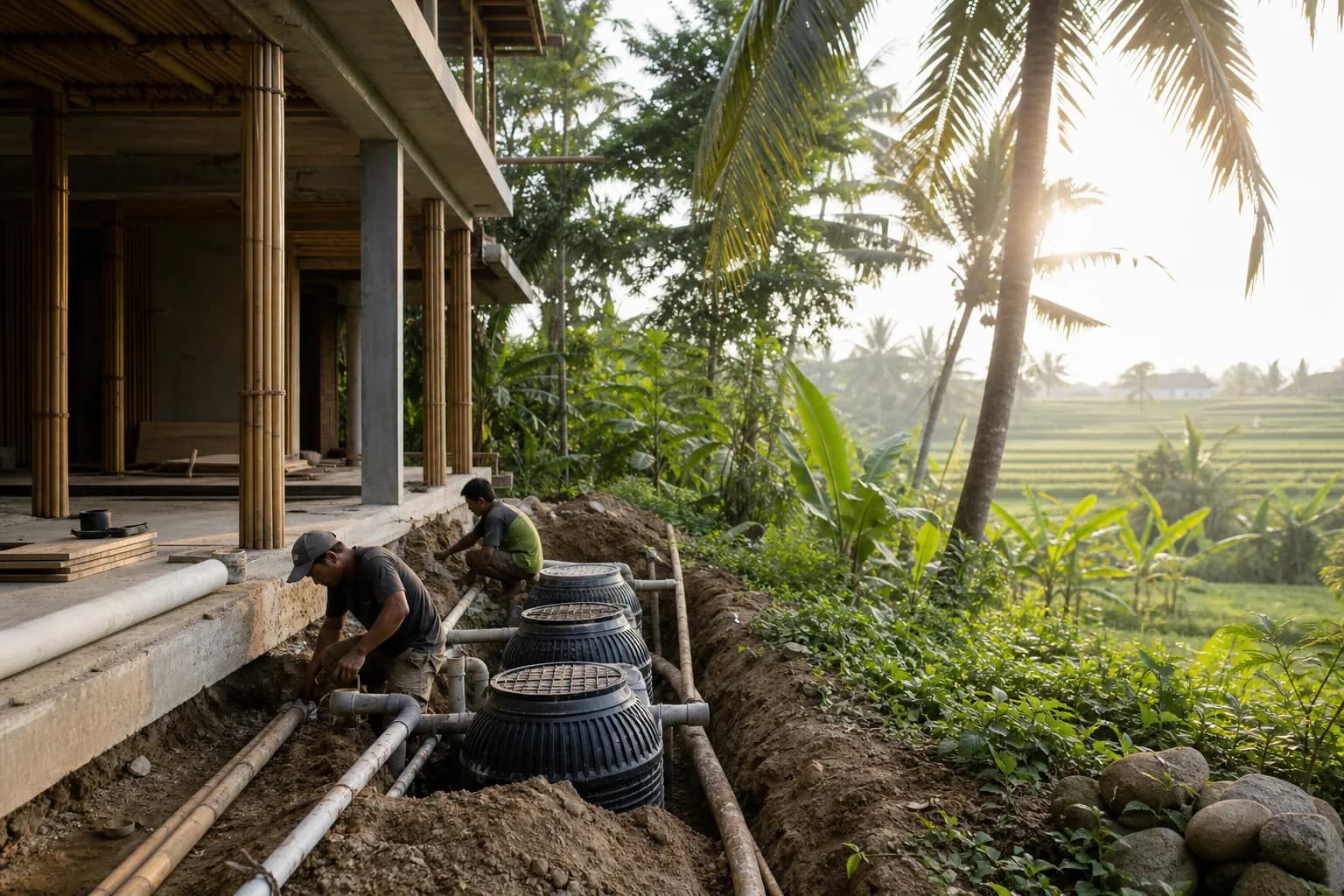 Canggu Sewage Treatment Plant Capacity Limits Costs Bali