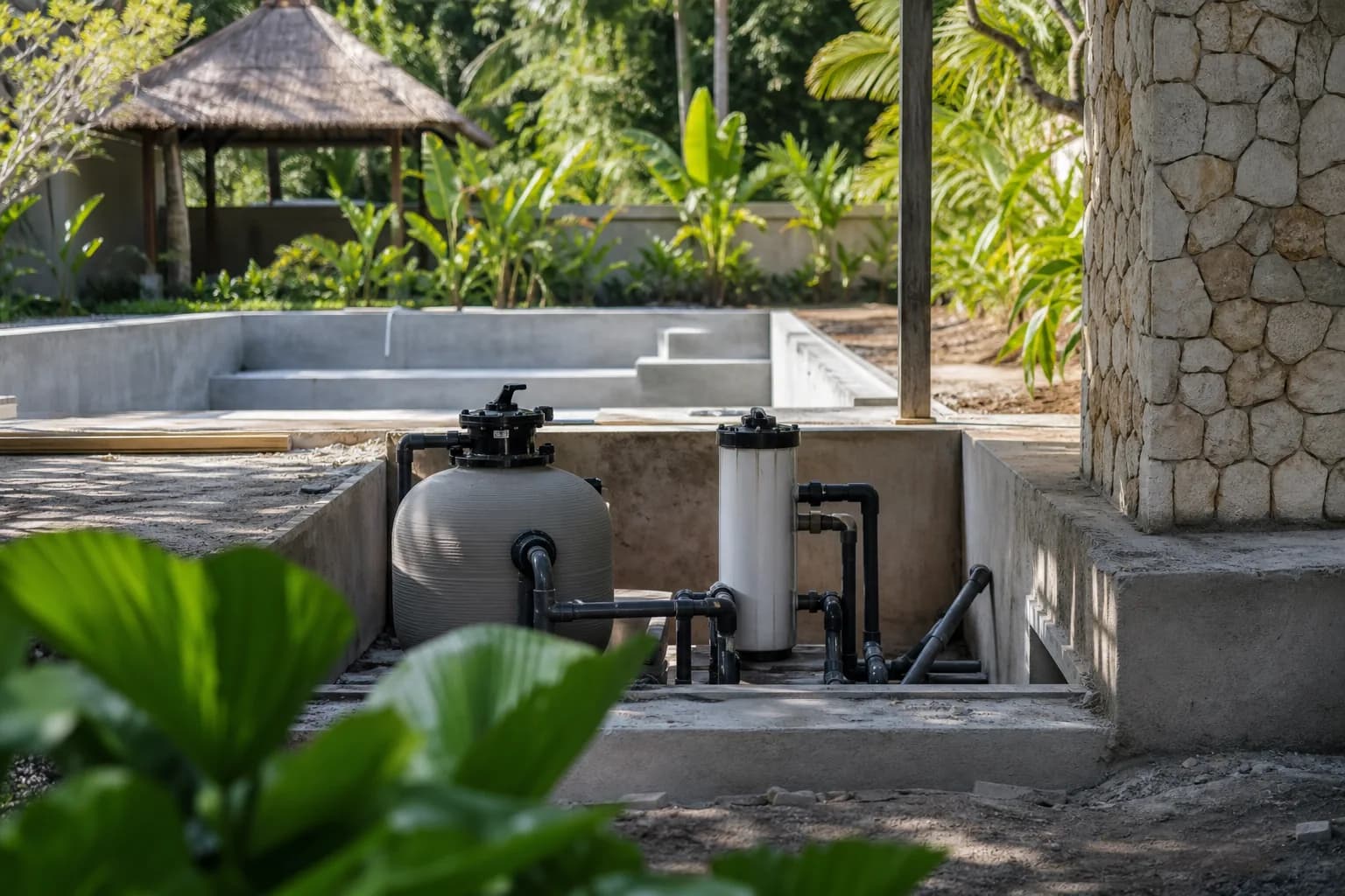 Cartridge vs Sand Filter Maintenance Costs: Bali Villa Pools