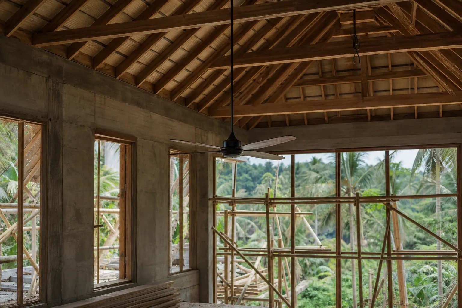 Ceiling Fan Downrod Length Standards for High-Ceiling Bali Villas