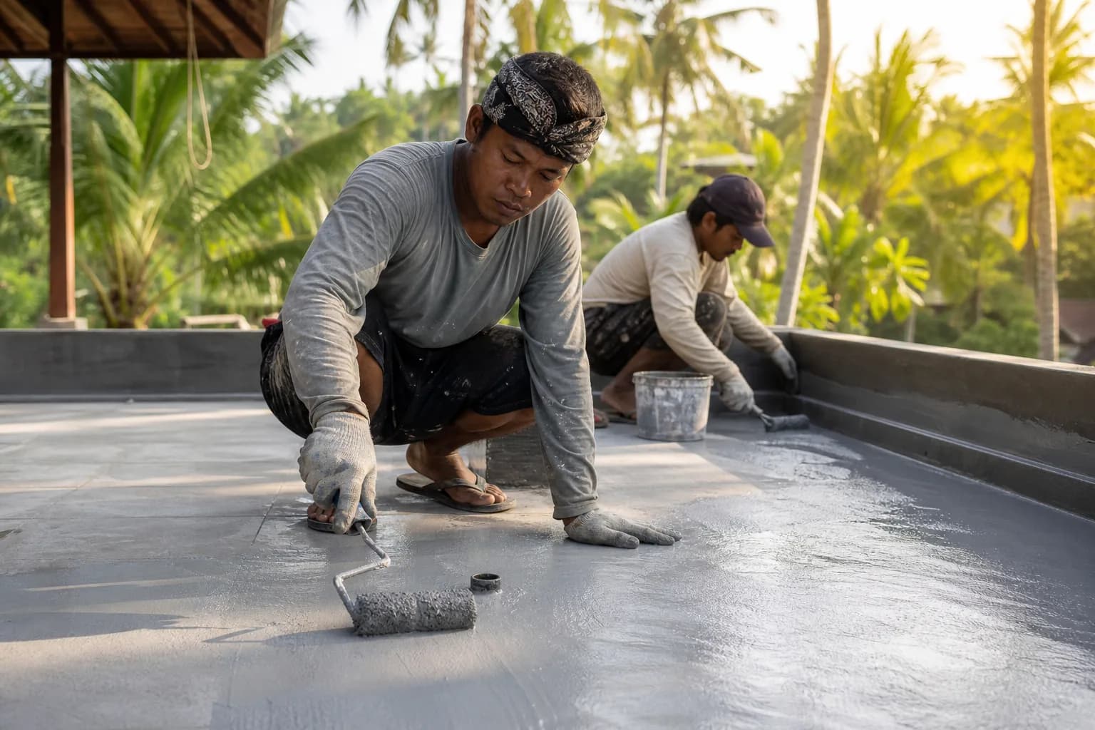 Cementitious Waterproof Membrane for Wet-Tile Finishes Bali