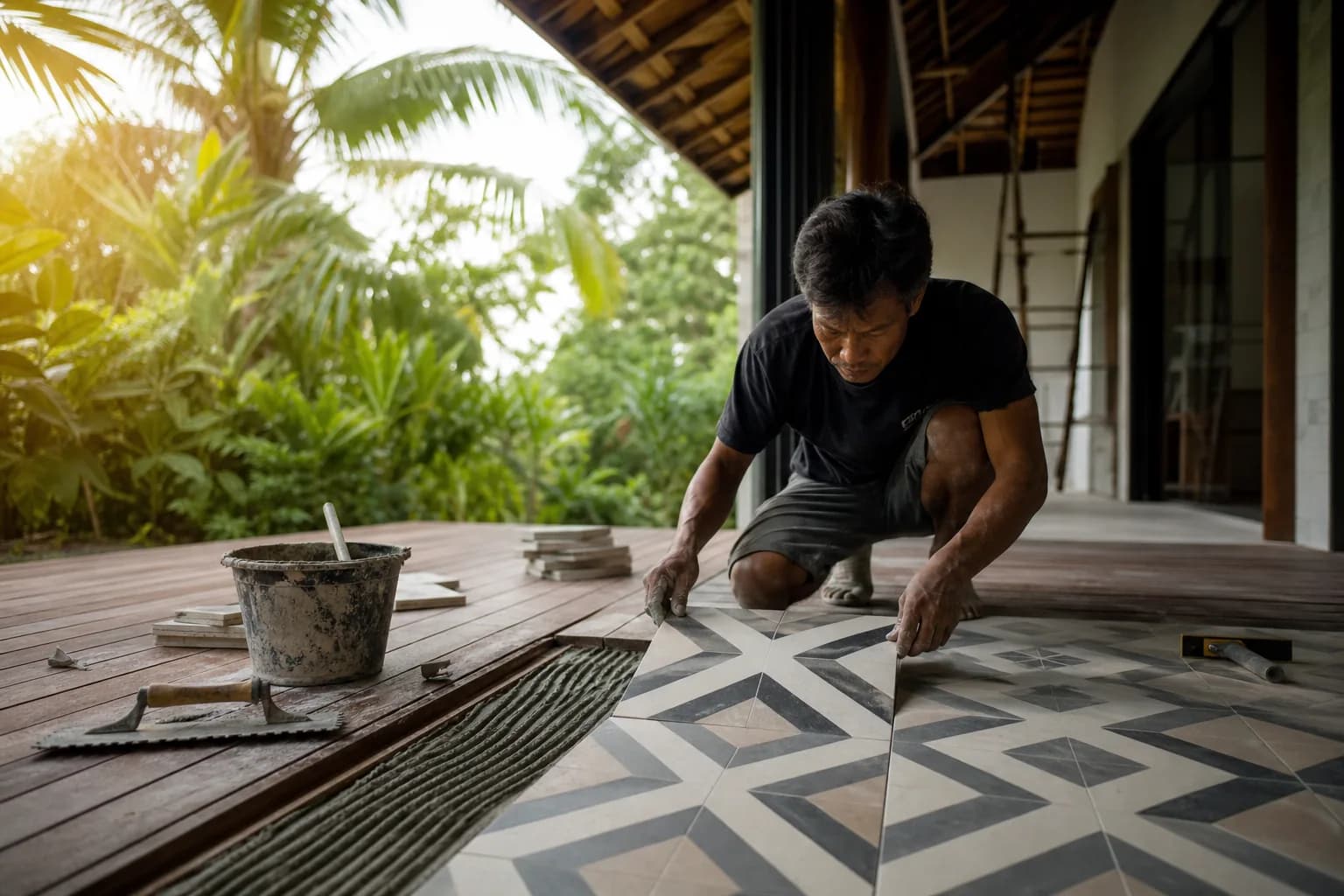 Ceramic Tile Levelling Systems: Substrate Prep Grouting Bali