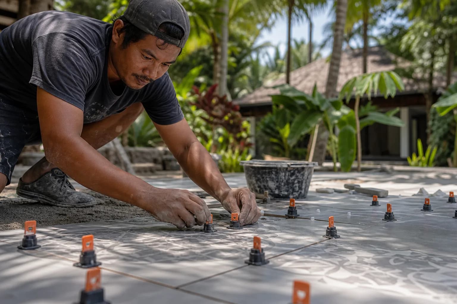 Ceramic Tile Levelling Systems: Thinset Screed Protocols Bali