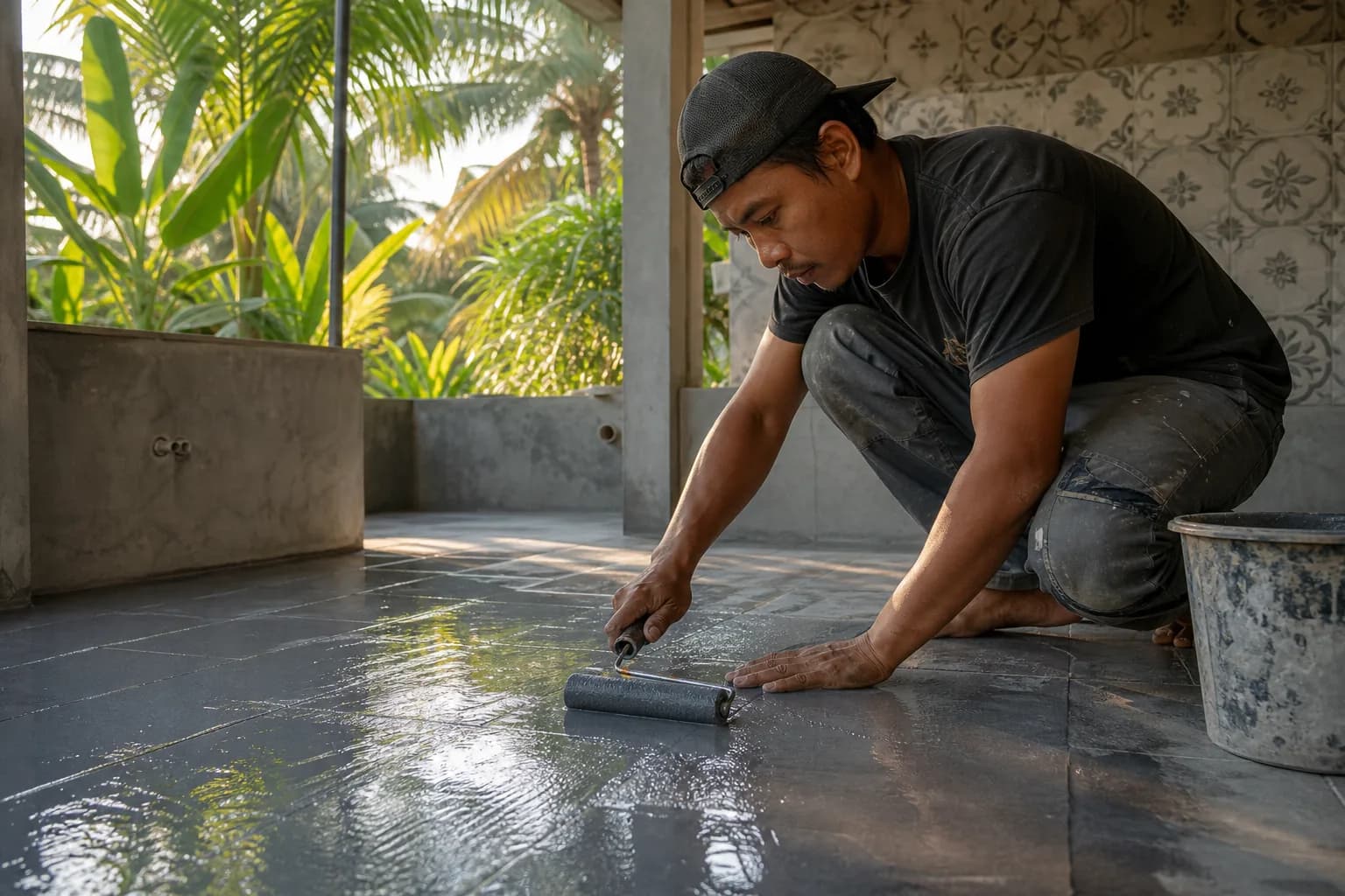 Ceramic Tile Waterproofing Membrane Details for Bali Wet Areas