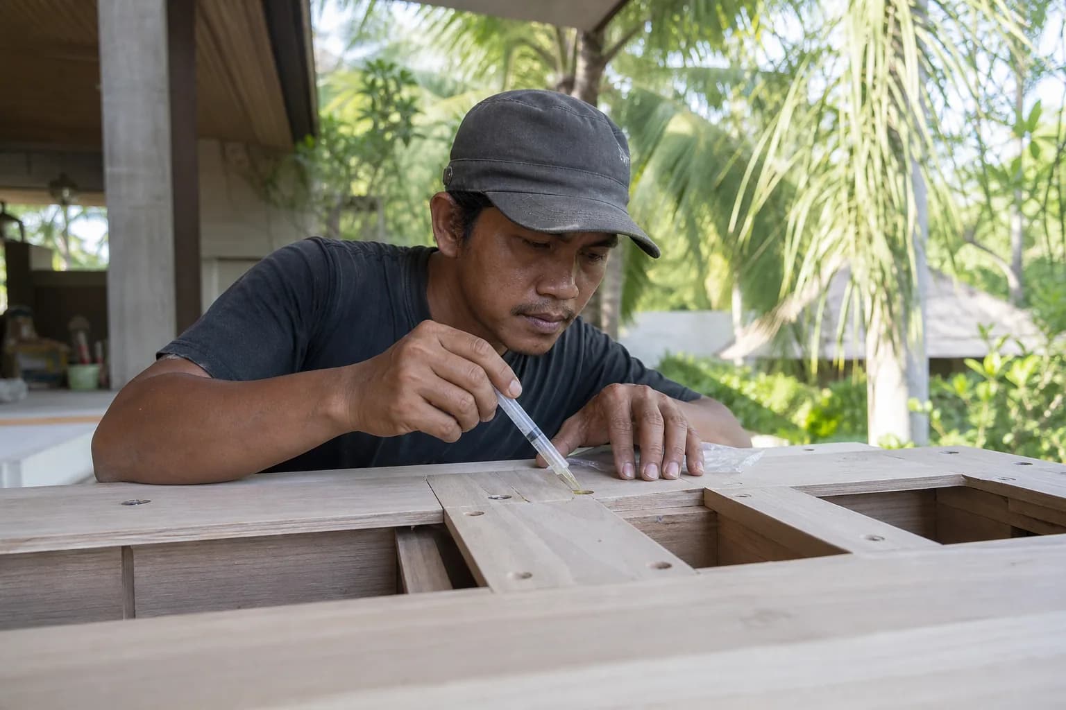 Concealed Joinery Fixings: Stainless Inserts Epoxy for Bali