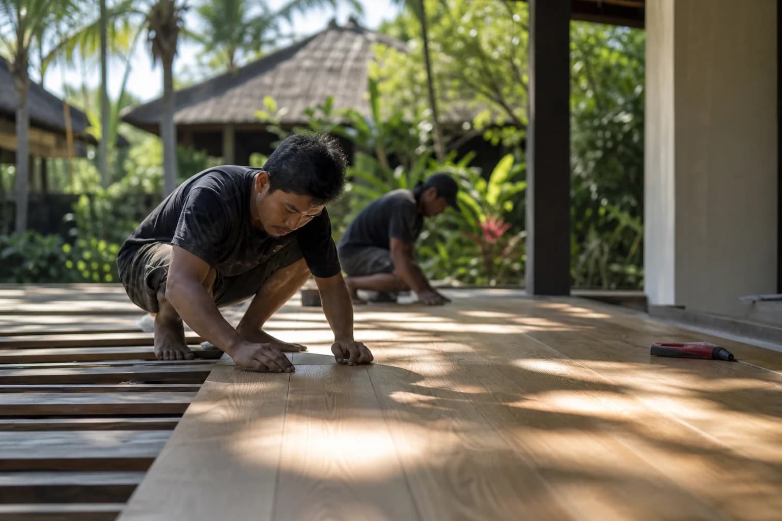Engineered Timber Flooring Installation Expansion Joints Bali