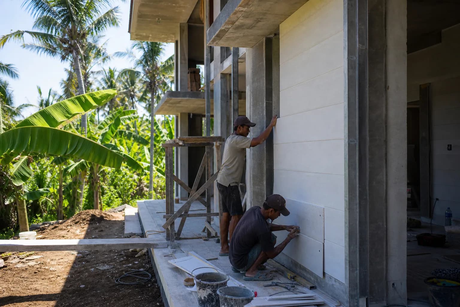 Fiber Cement Board Wall Finishing Bali Joint Treatment Sealants