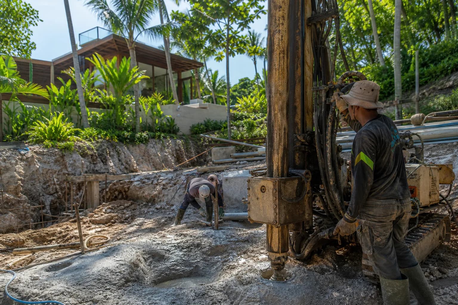 Limestone Bedrock Drilling Costs Equipment Rental Bali