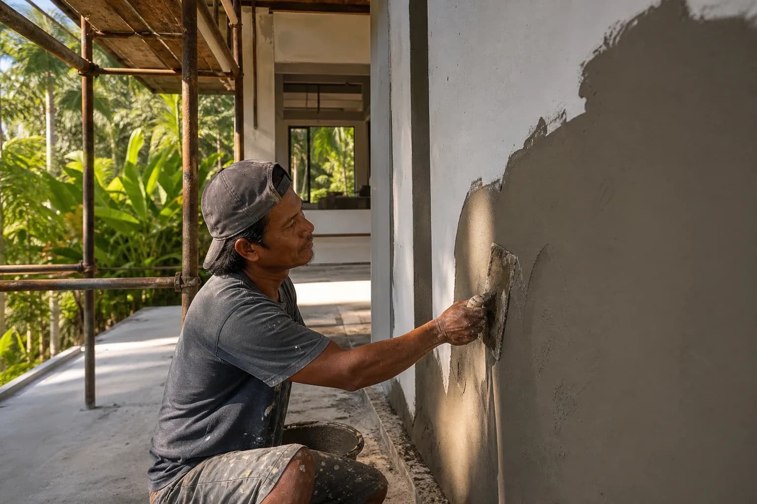 Moisture-Resilient Plaster Limeputty Finishes for Bali Villas